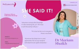 Dr. Mariam Shaikh