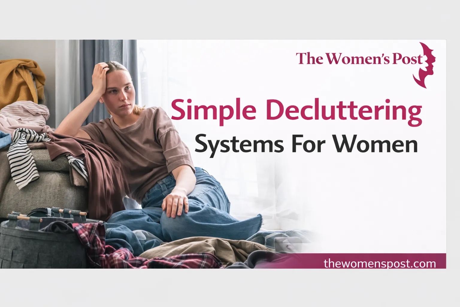 Simple Decluttering Systems That Help Women Cut Stress And Boost Productivity At Home